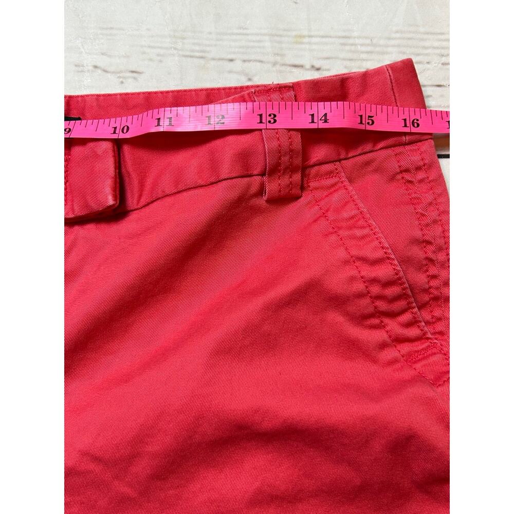 J Crew Pink Cropped Chino Pants Size 8 Perfect Fit Pink Bold Spring - Picture 4 of 7